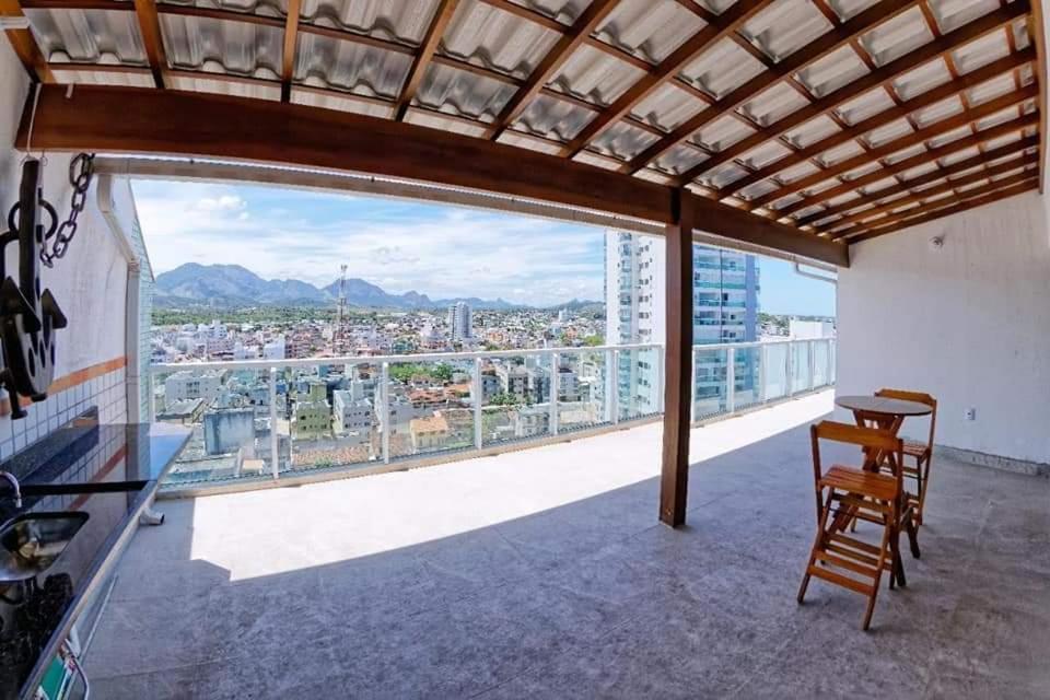 Cobertura C/ Vista Para O Mar E Montanhas, Churrasqueira, 4 Quartos 2 Vg Garagem グアラパリー エクステリア 写真